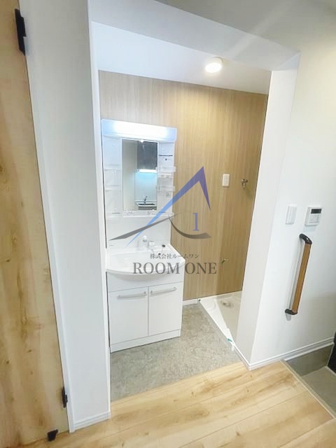 洗面設備　洗面台です。