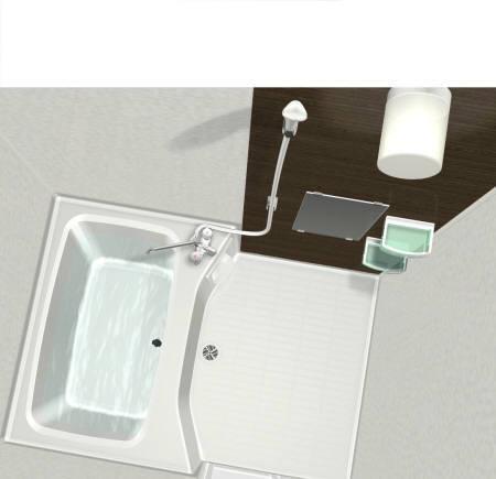 バス・シャワールーム　一坪バス(※イメージ図)