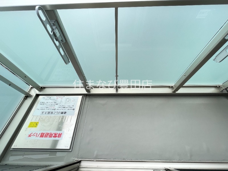 バルコニー　同型完成モデル