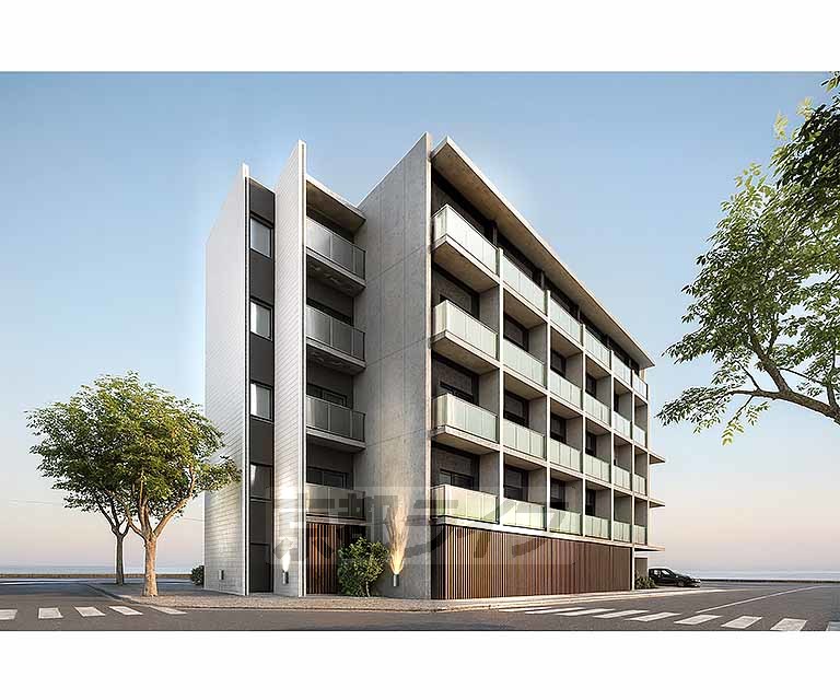 建物外観　予想図、完成予想図