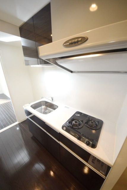 キッチン　★お料理らくらくシステムキッチン２口付です★
