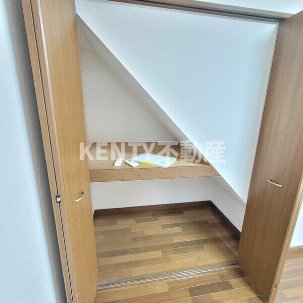 収納　十分な収納スペースがあります