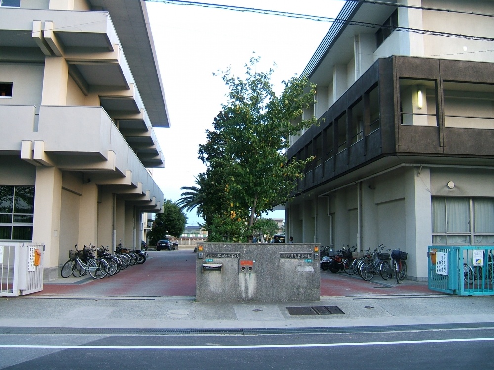 中学校　伊丹市立　松崎中学校（中学校）まで511m