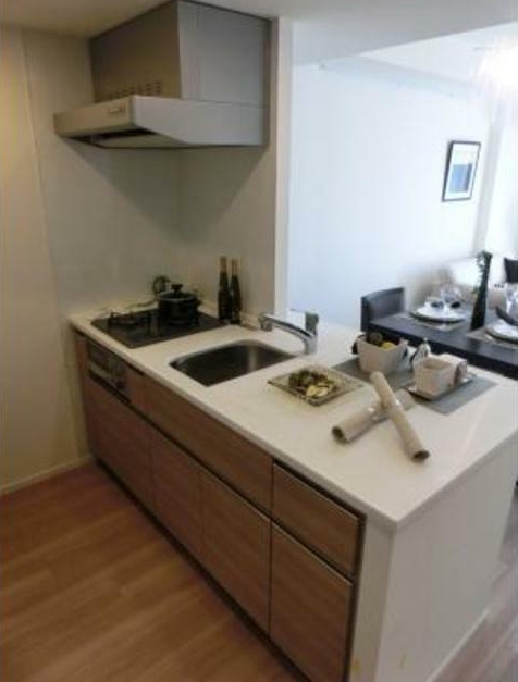 キッチン　システムキッチン。家具は付きません