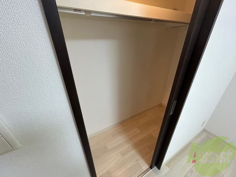 収納　クローゼットがありました。お洋服や荷物はここへ