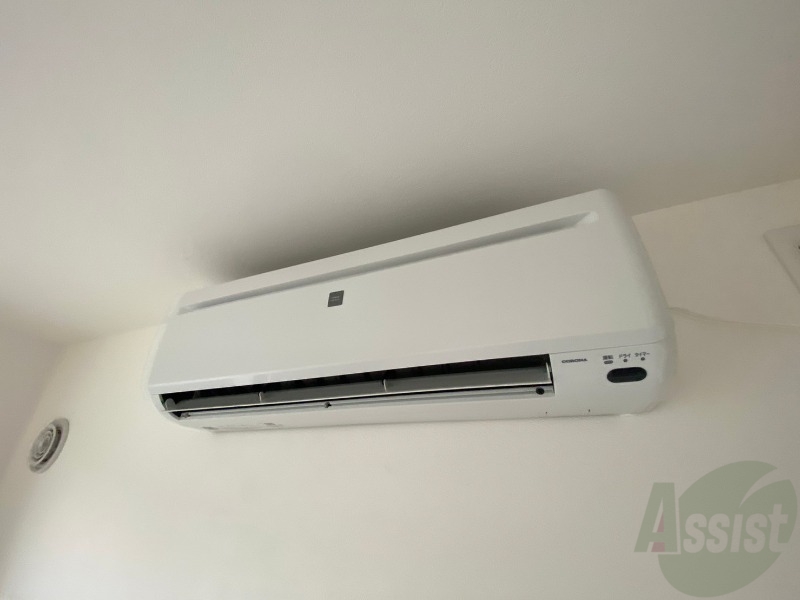 その他設備　エアコンが設置してありますので、寒暖対策もばっちり。