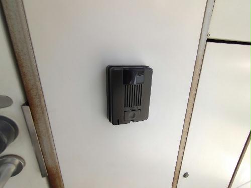 セキュリティ　モニターホン設置