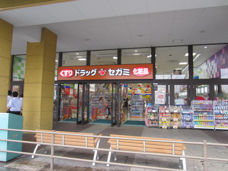 ドラックストア　ドラッグセガミ広島ソレイユ店（ドラッグストア）まで525m