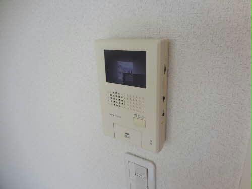 セキュリティ　来訪者を映像で確認できるＴＶモニター付インターホン