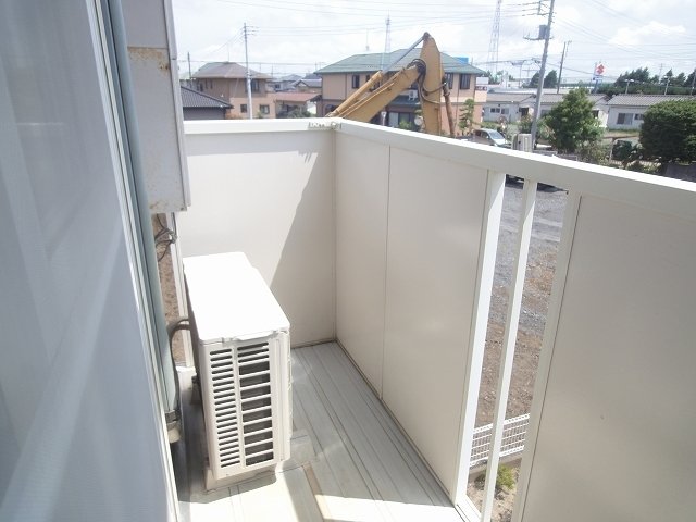 バルコニー　落ち着いた時間を過ごせるバルコニーです