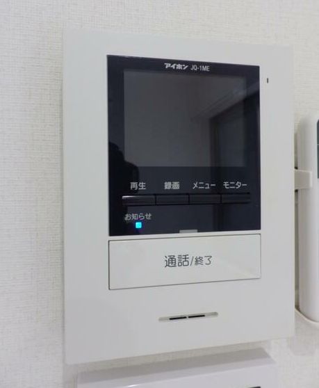 セキュリティ　TVモニター付きインターフォン（同一仕様写真）