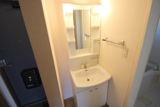 洗面設備　※別号室の写真を使用しております。