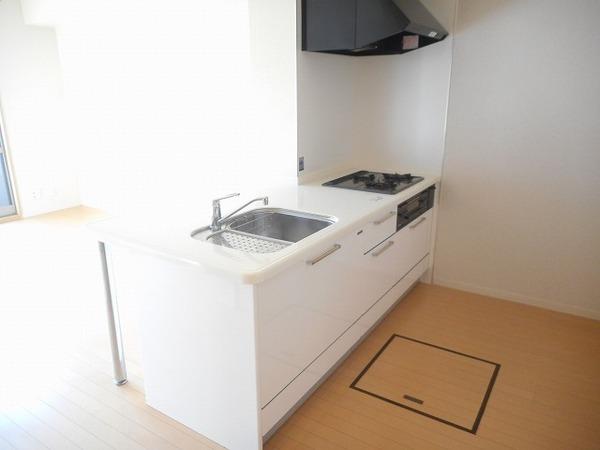 キッチン　３口ガスコンロ！