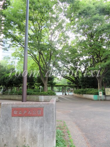 公園　戸山公園（公園）まで377m