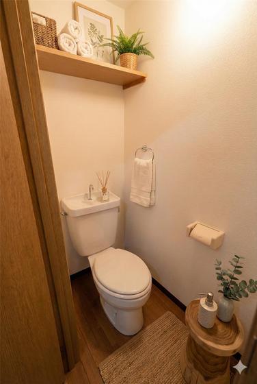 トイレ　備品は付きません