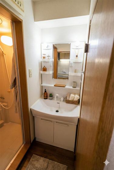 洗面設備　備品は付きません