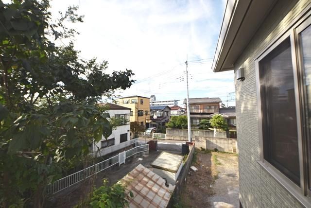 眺望　バルコニーから