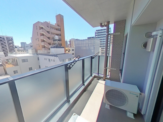バルコニー　※別部屋の写真です