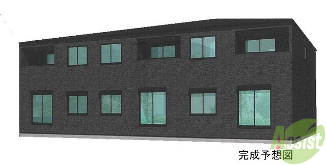 建物外観　岩沼市押分字奥山「ブレスサイドヒルズＪ」