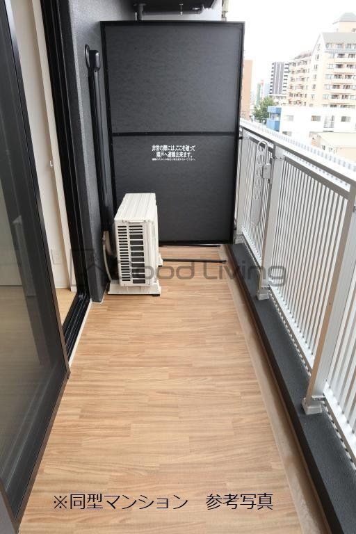 バルコニー　洗濯って気持ちいいですね