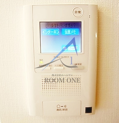 セキュリティ　モニター付きインターホンです。