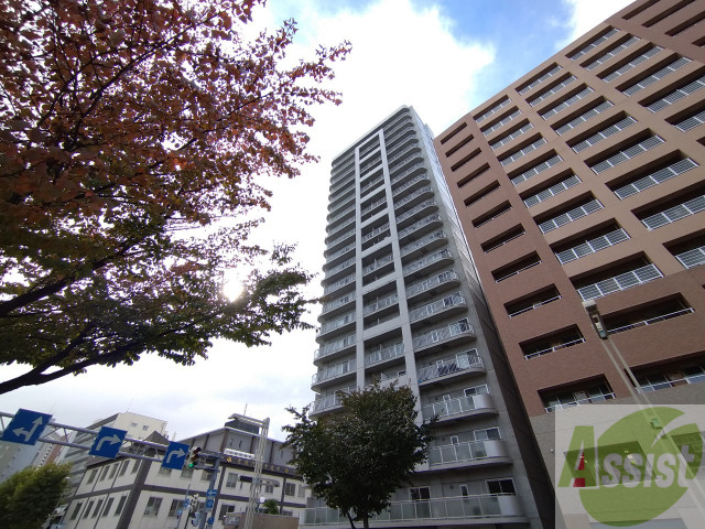 建物外観　札幌市中央区南６条西「ＡＭＳＴＯＷＥＲ南６条」