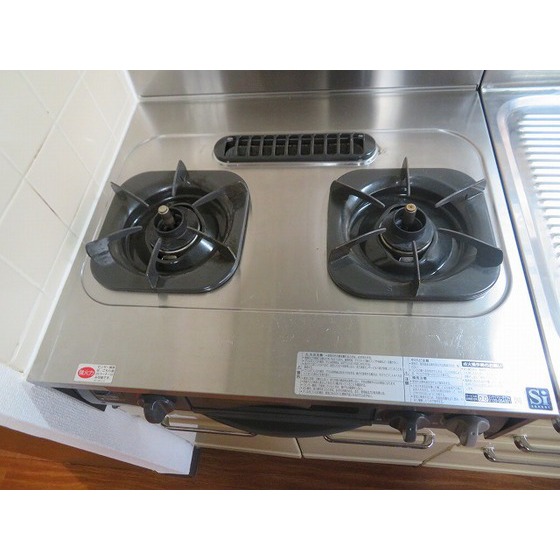 その他設備　コンロ２口・グリル付