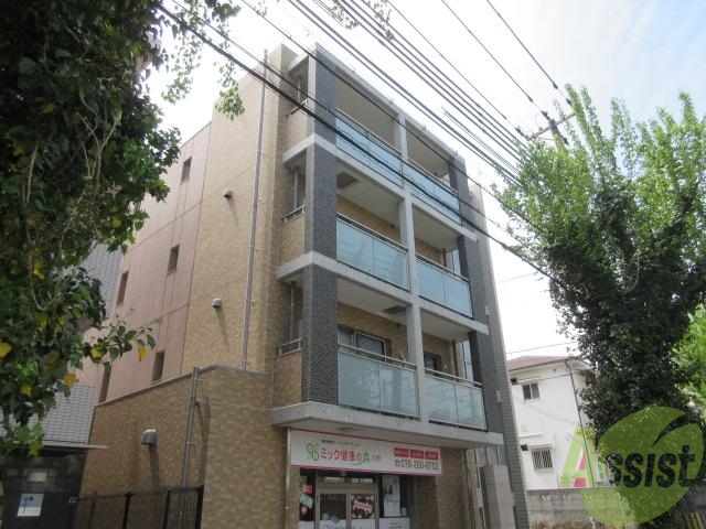 建物外観　灘区楠丘「ソレイユ六甲II」