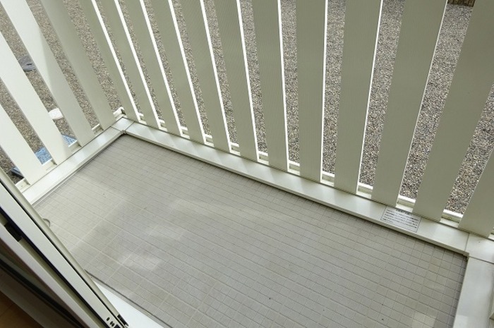 バルコニー　陽当たり良好なバルコニーです