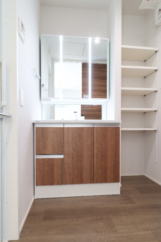 洗面設備　図面と現状に相違がある場合には現状を優先