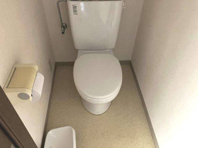 トイレ　ゆったりとした空間のトイレです
