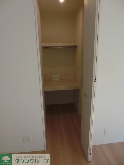 収納　ウォークインクローゼット。