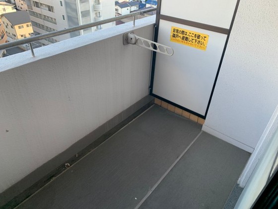 バルコニー　※別部屋の写真です