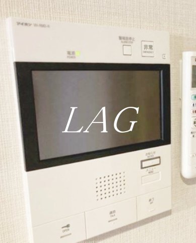 セキュリティ　モニター付きインターホンです。