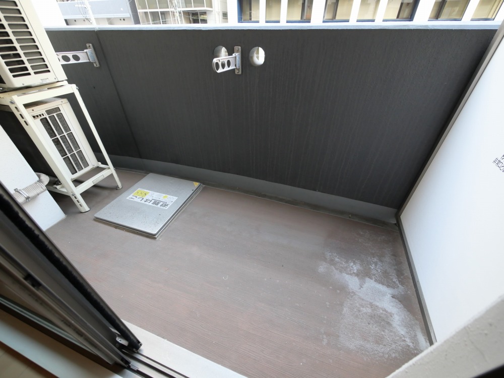 バルコニー　落ち着いた時間を過ごせるバルコニーです