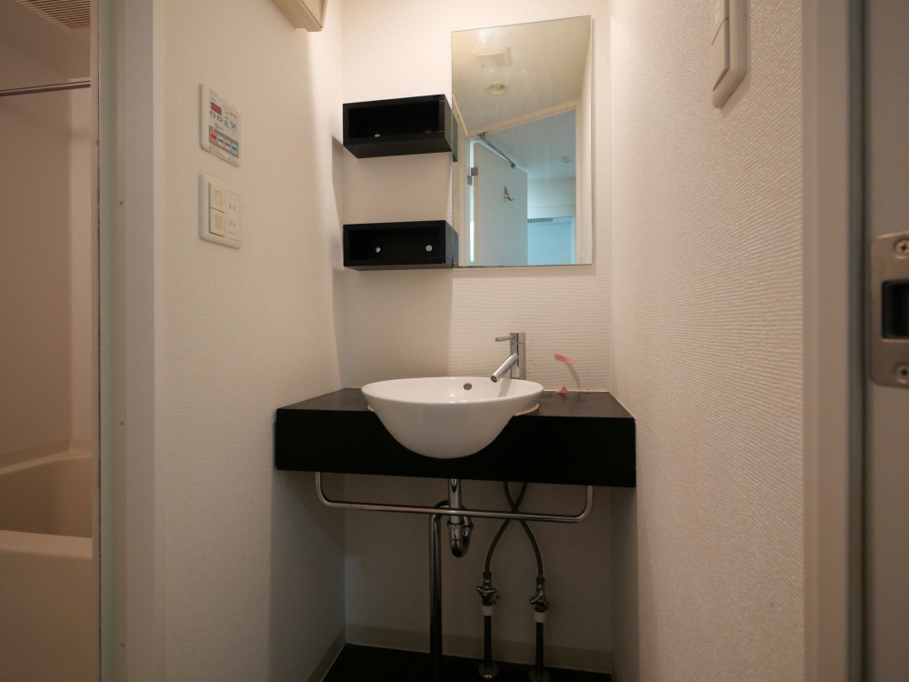 洗面設備　使いやすい洗面所です