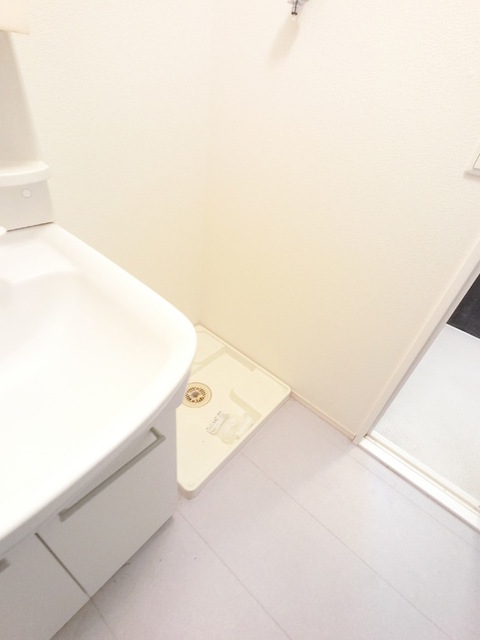 その他　洗濯機置き場です。防水パンあります。