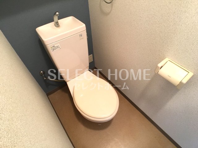 トイレ　ゆったりとした空間のトイレです