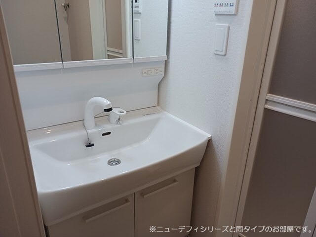 洗面設備　施工イメージです。