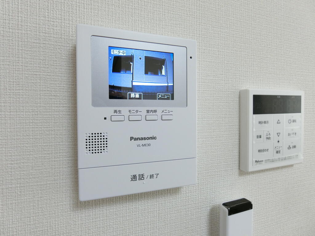 セキュリティ　モニターホンです。