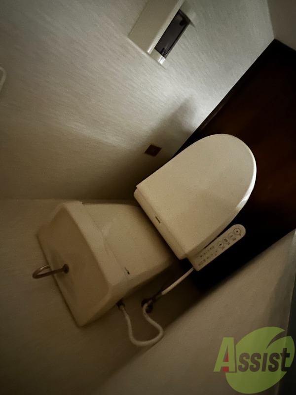 トイレ　シンプルなトイレです。問題なくお使いいただけます。