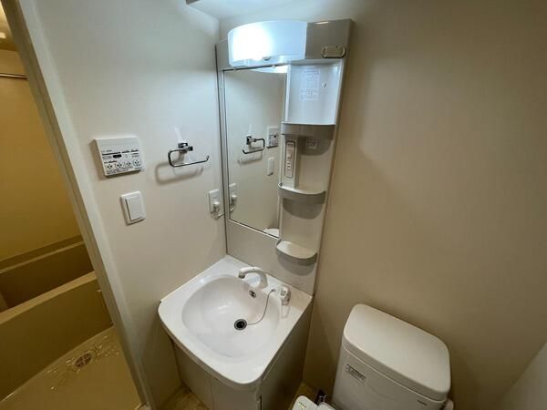 洗面設備　参考写真（同物件別部屋）