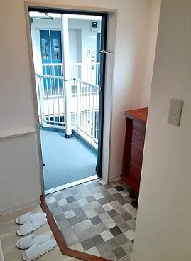 玄関　毎日通る玄関はこちらです