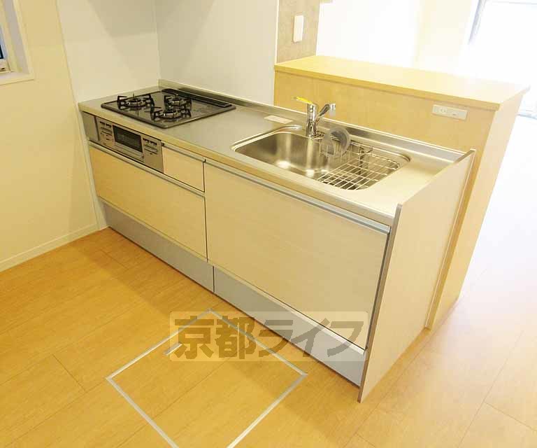 キッチン　お洒落なカウンターキッチンです