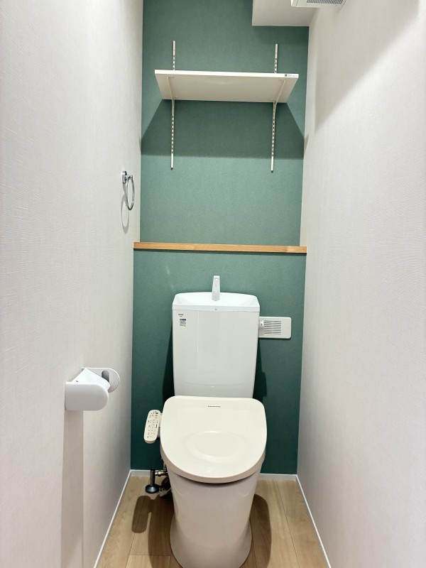 トイレ　ゆったりとした空間のトイレです