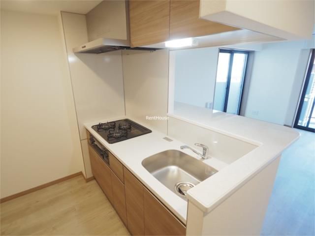 キッチン　■グリル付ガスコンロシステムキッチン■都市ガス♪