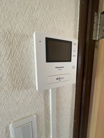 セキュリティ　モニタ付インターホンです。