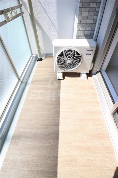 バルコニー　落ち着いた時間を過ごせるバルコニーです