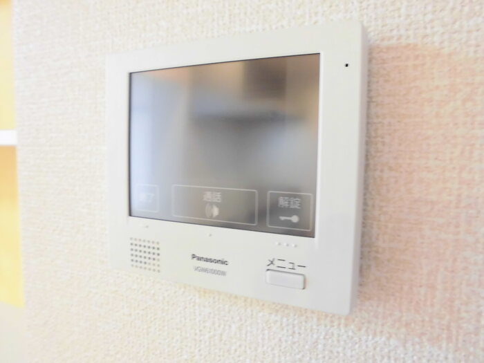 セキュリティ　モニター付きインターホンです