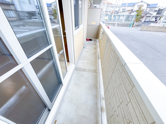 バルコニー　※別部屋の写真です